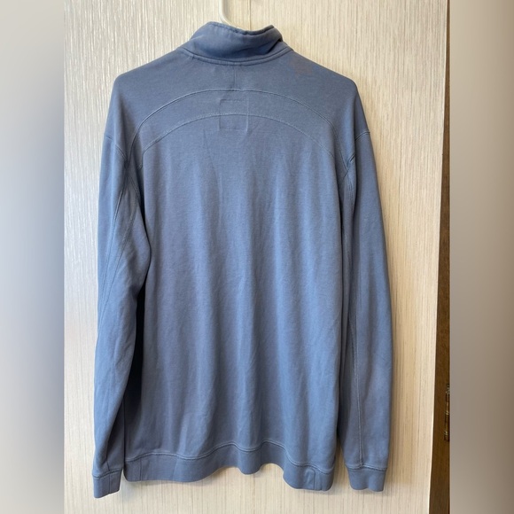 Tommy Bahama Men's Slate Zip-Up Sweater Pima Cotton Size XL - Picture 7 of 7